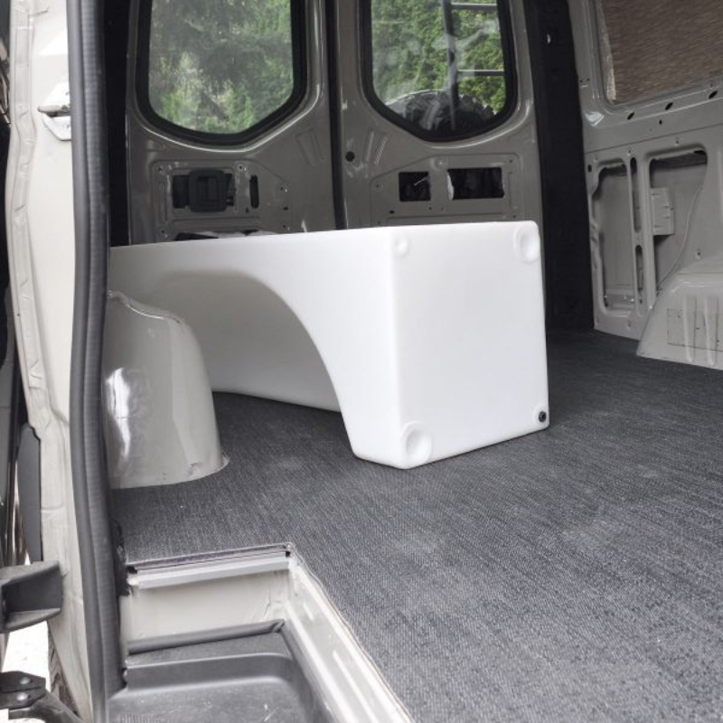 NW Conversions 36 Gallon Wheel Well Water Tank - Centered (SP-C-36)