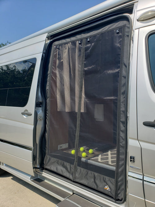 03-06 T1N Mercedes Sprinter Sliding Door Insect Bug Screen